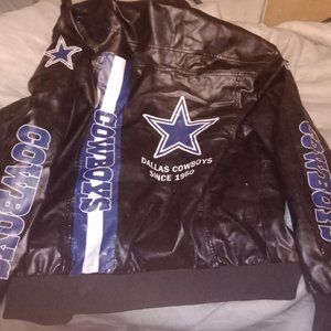 Dallas cowboys leather jacket